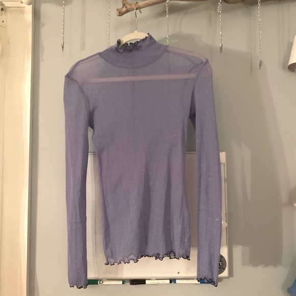 NWOT Free People Sheer Blouse - Picture 1 of 4